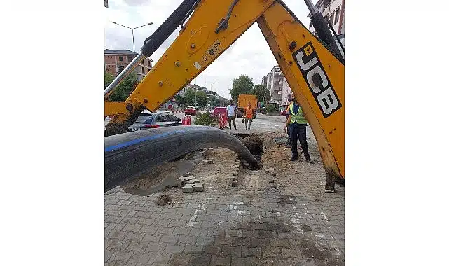 200 metrelik hat kazı yapılmadan yenilendi