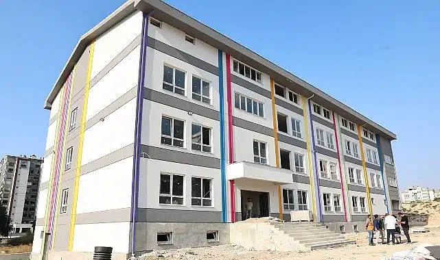 23 Nisan Mahallesi’ndeki okul inşaatında sona gelindi