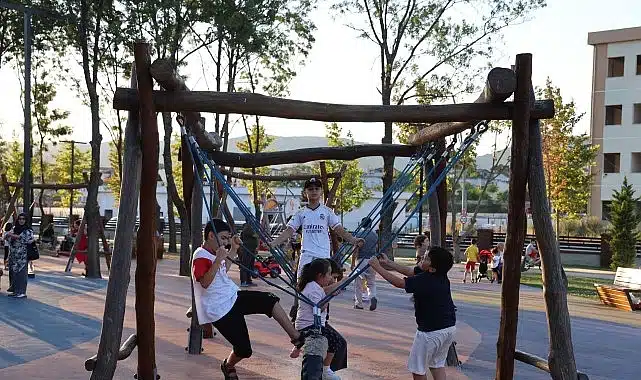 Bu parkta sağlık ve huzur bir arada