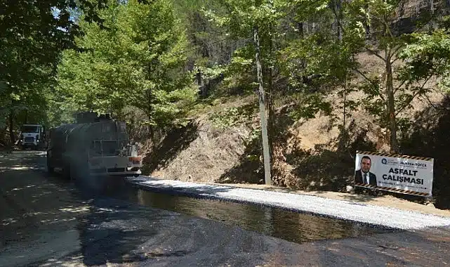 Büyükşehir’den Gündoğmuş’a yol yatırımı