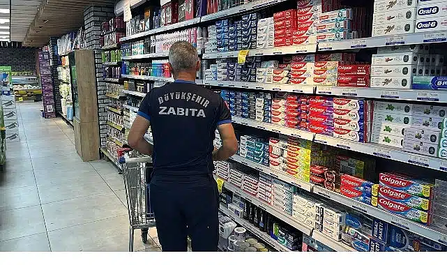 Büyükşehir’den market raflarına sıkı takip