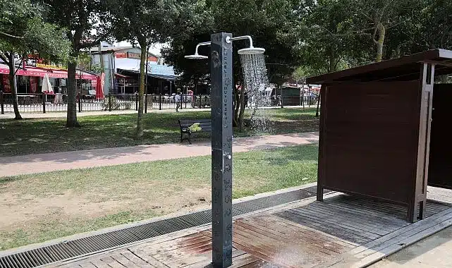 Büyükşehir’den sahillerde su tasarrufu hamlesi