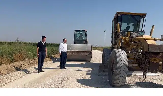 Çumra’da Ulaşım Ağı Güçleniyor 17 Kilometrelik Yol Çalışması Hızla İlerliyor