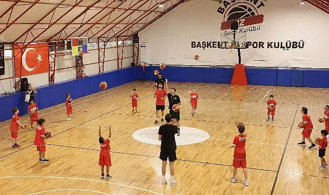 Geleceğin basketbolcuları Çankaya’da yetişiyor