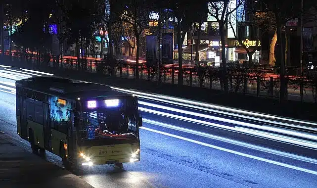 İETT geceleri de seferlere devam edecek