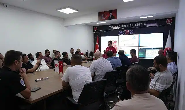 Keçiören Belediyesi personeline afet ve yangın eğitimi
