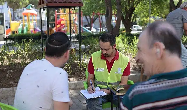 Konak İletişim Merkezi ekipleri sahada
