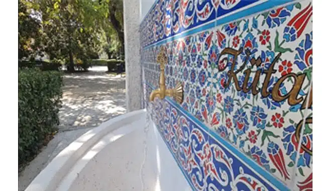 Kültürpark’ın tarihi çeşmesi 94’üncü İEF’ye hazır