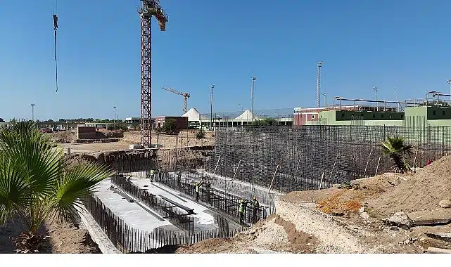 Lara Atıksu Arıtma Tesisi’nde çalışmalar tam gaz