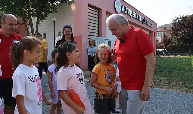 Nilüfer’de çocuklara spor sevgisi aşılanıyor