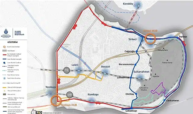 Tarihi Yarımada’da ulaşımda yeni dönem