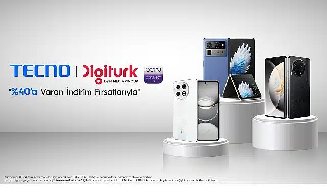 TECNO ve Digiturk’ten Avantajlı İş Birliği: Seçili Akıllı Telefonlarda %40’a Varan İndirim