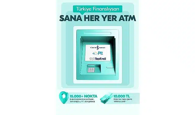 Türkiye Finans, İş Bankası iş birliğiyle ATM ağını büyütüyor