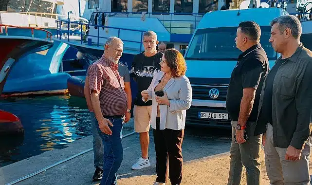 Başkan Hatice Gençay’dan Altınkum balıkçılarına ziyaret