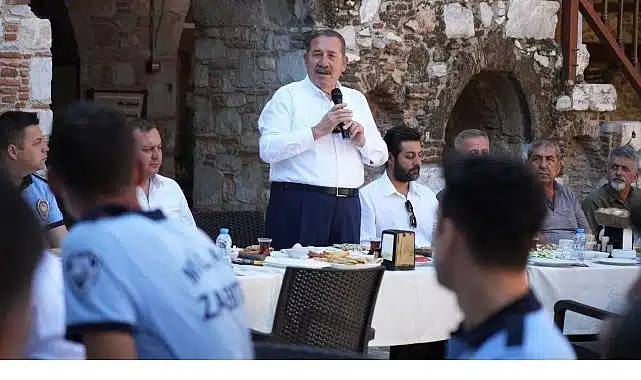 Başkan Topuz, Zabıta Personelleriyle Bir Araya Gelerek Haftalarını Kutladı