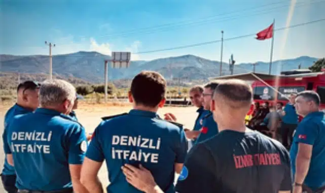 Denizli’de görev tamam, İzmir İtfaiyesi eve dönüyor