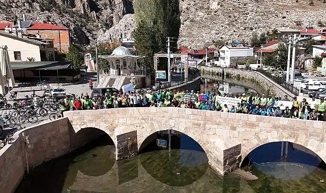“Keykubad’ın İzinde Pedallıyoruz” Bisiklet Sürüş Etkinliğinde Kuraklığa Dikkat Çekildi