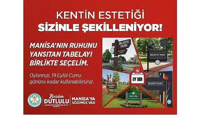 Manisa’nın Tabelalarına Halk Karar Verecek