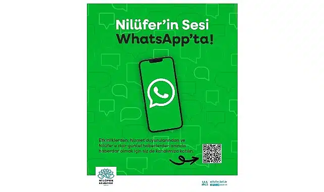 Nilüfer Belediyesi WhatsApp kanalı yayında