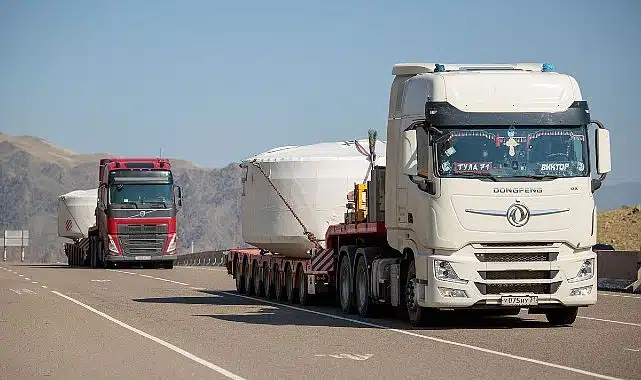 Rosatom’un Rüzgâr Parkı İnşası İçin İlk Parçalar Kırgızistan’a Teslim Edildi