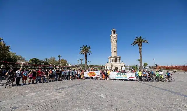 Sağlıklı yaşam ve temiz çevre için pedalladılar