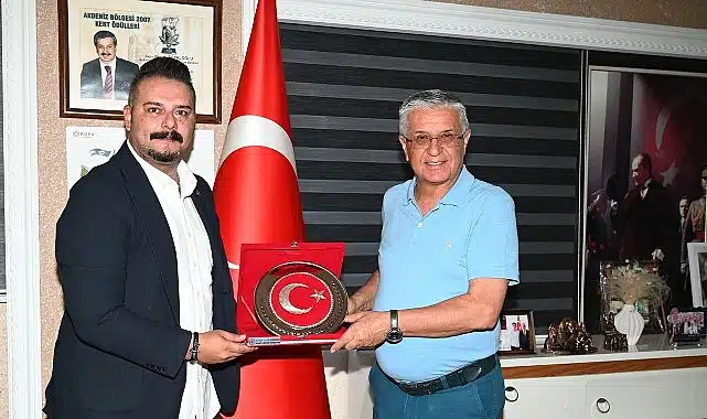 Sendika Başkanı Mutaf’tan Başkan Topaloğlu’na ziyaret