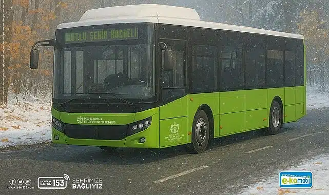 Toplu taşımada kış tarifesi düzenlemesi