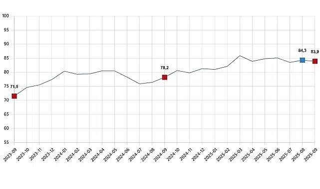 Tüketici Güven Endeksi, Eylül 2025