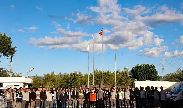 Başkan Vekili Özdemir’den Fen İşleri Dairesi Başkanlığı personeline ziyaret