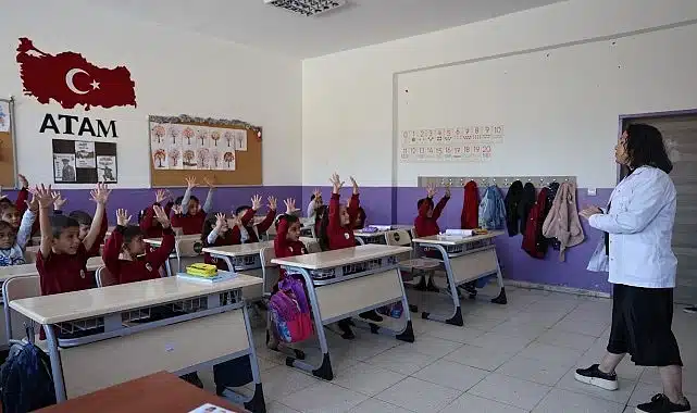 Bayraklı Belediyesinden miniklere hijyen eğitimi – Dünya El yıkama günü’nde öğrencilere sağlık dersi