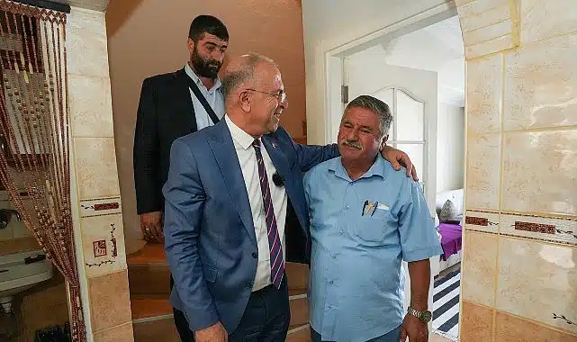 Gaziemir Belediyesi’nden yangında zarar gören evlere yardım eli