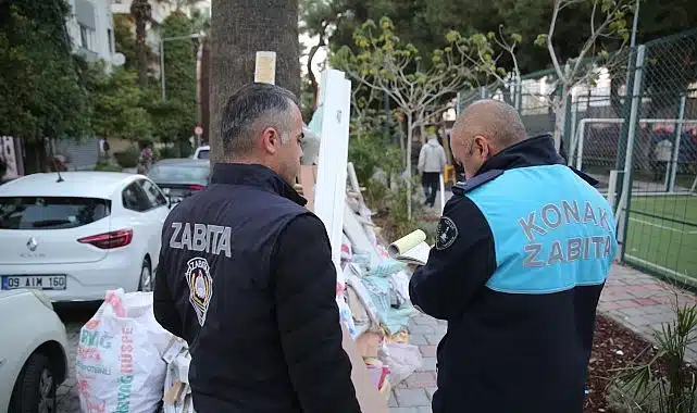 Konak’ta kaçak moloza geçit yok!