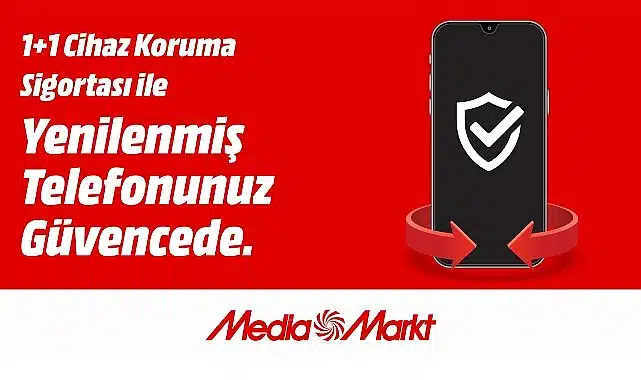 MediaMarkt Türkiye ve BNP Paribas Cardif Türkiye’den yenilenmiş cep telefonlarına +1 yıl uzatılmış garanti!