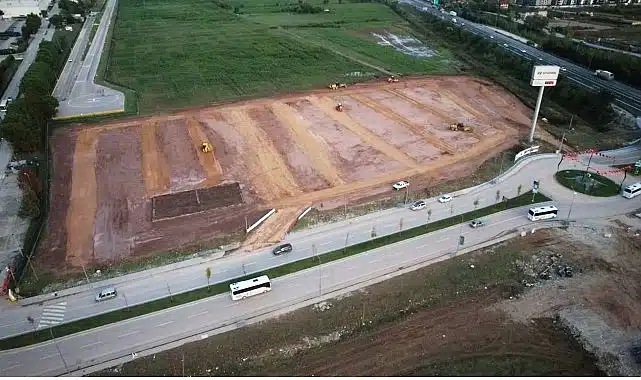 Milli maç için 220 dönümlük dev organizasyon alanı hazır