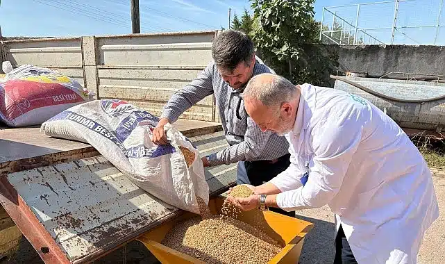 Seyyar selektör makinesi çiftçilerin hizmetinde