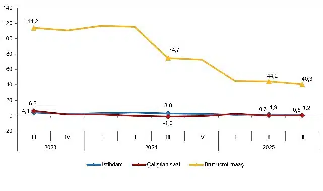 İşgücü Girdi Endeksleri, III. Çeyrek: Temmuz-Eylül, 2025
