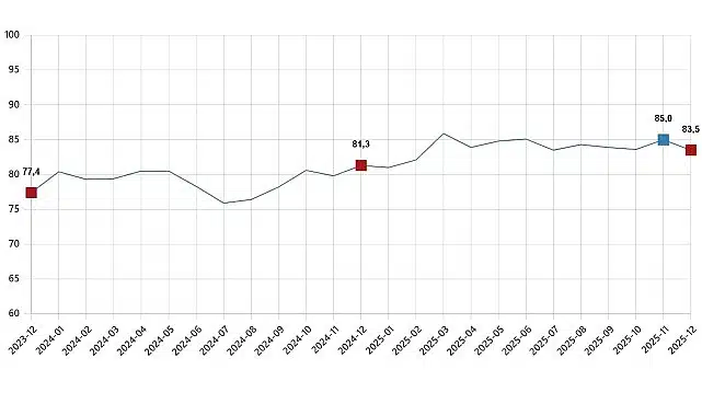 Tüketici Güven Endeksi, Aralık 2025