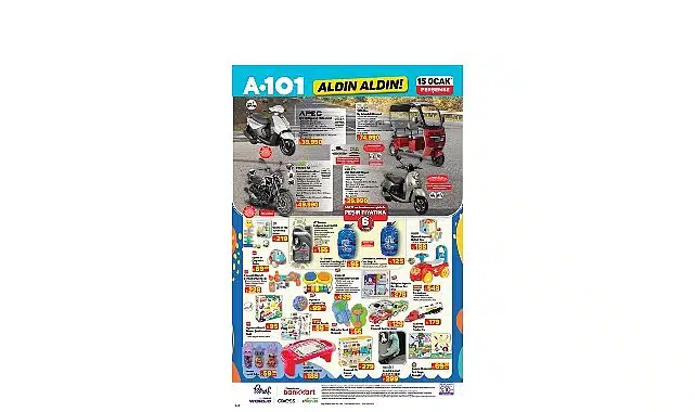 15 Ocak’ta A101’de Mobilite Ürünleri Tüketicileri Bekliyor