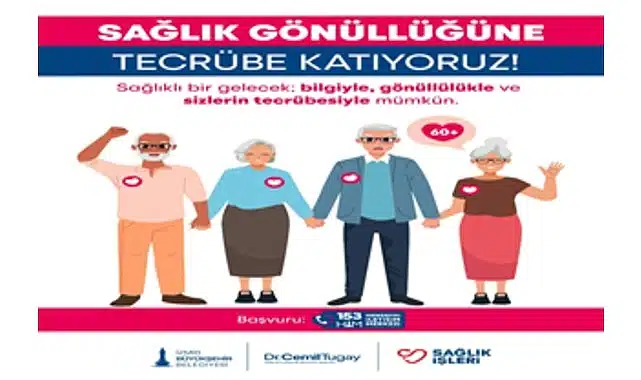60+ Deneyim sağlık için gönüllü oluyor