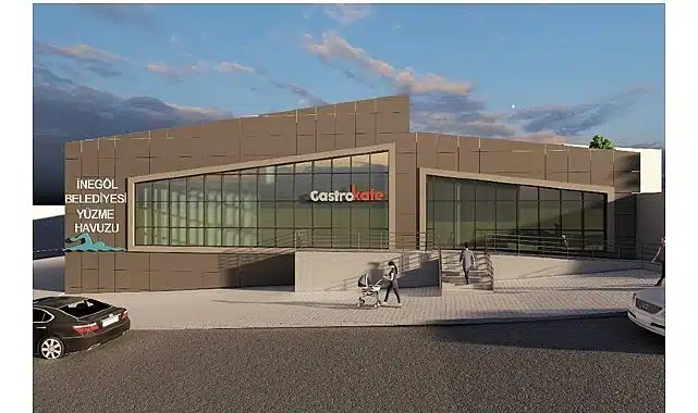 İnegöl Belediyesi Yeni Havuz İçin Çalışmalara Başladı