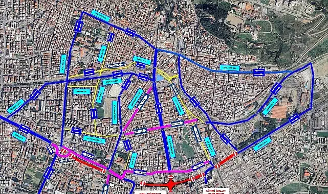 Aydın Büyükşehir Belediyesi Alternatif Yol Güzergahlarını Yayınladı