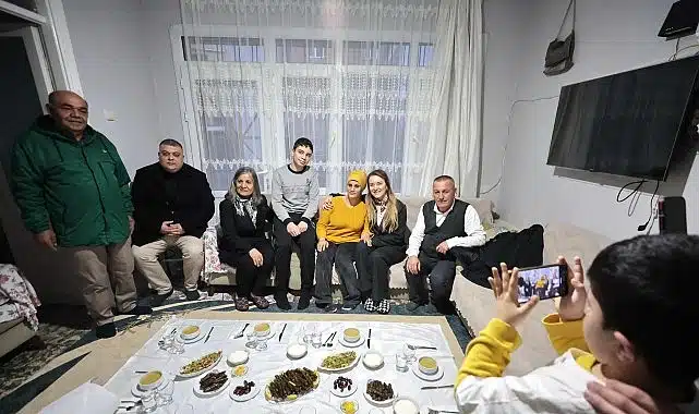 Başkan Mutlu iftar sofrasına konuk oldu