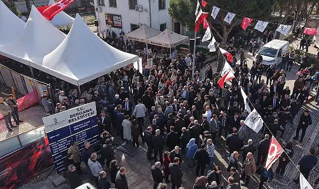 Bergama Belediyesi Ticaret Merkezi’nin Temeli Atıldı