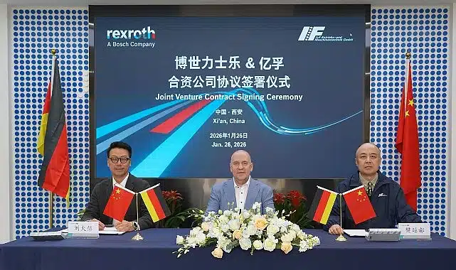 Bosch Rexroth, Çin’de Xi’an IF Intelligent Equipment ile ortak girişim anlaşması imzaladı