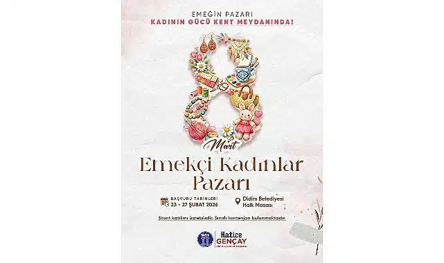 Emekçi Kadınlarımız Ürünlerini Didimlilerle Buluşturacak