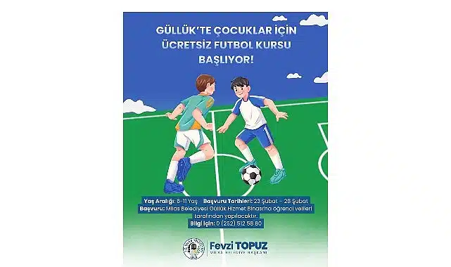 Futbol Kursu İçin Güllük’te Kayıtlar Başladı