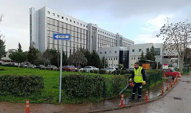 Hastane bahçeleri Büyükşehir’le daha güzel