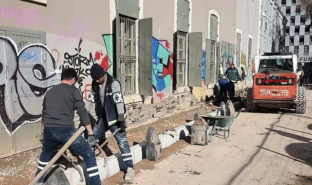 Konak Belediyesi’nden Alsancak’ta üst yapı hamlesi