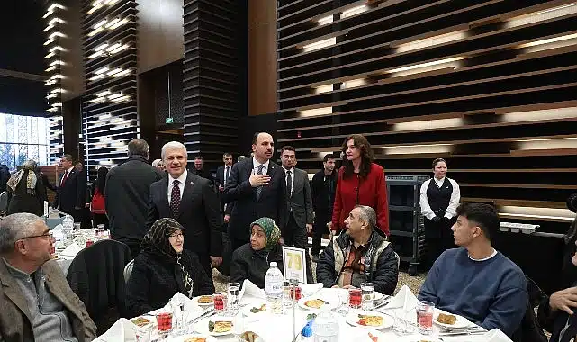Konya’daki Şehit Aileleri, Gaziler ve Gazi Yakınları “Büyük Aile Sofrası”nda Buluştu