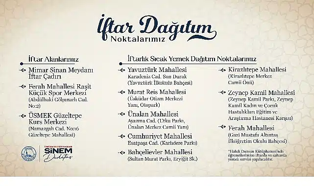 Üsküdar Belediyesi’nden Ramazan Ayına Kapsamlı Hazırlık